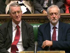 Read more

Hilary Benn sacked by Corbyn amid Brexit 'no confidence' pressure