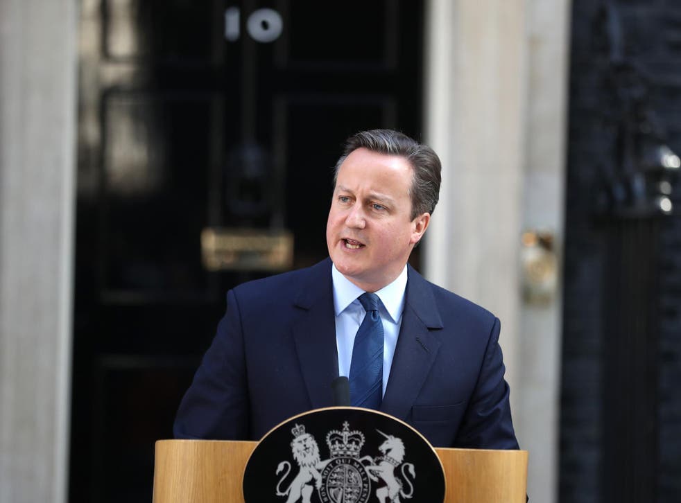 David Cameron resigned following the Brexit vote in 2016