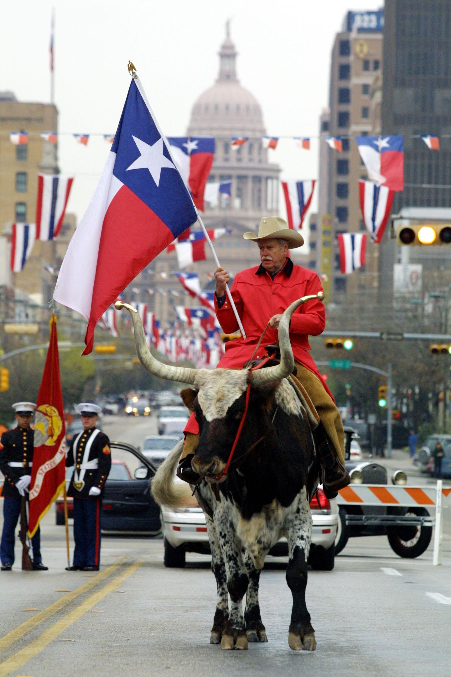 Celebrating Texas Independence Day (from Mexico) in Austin