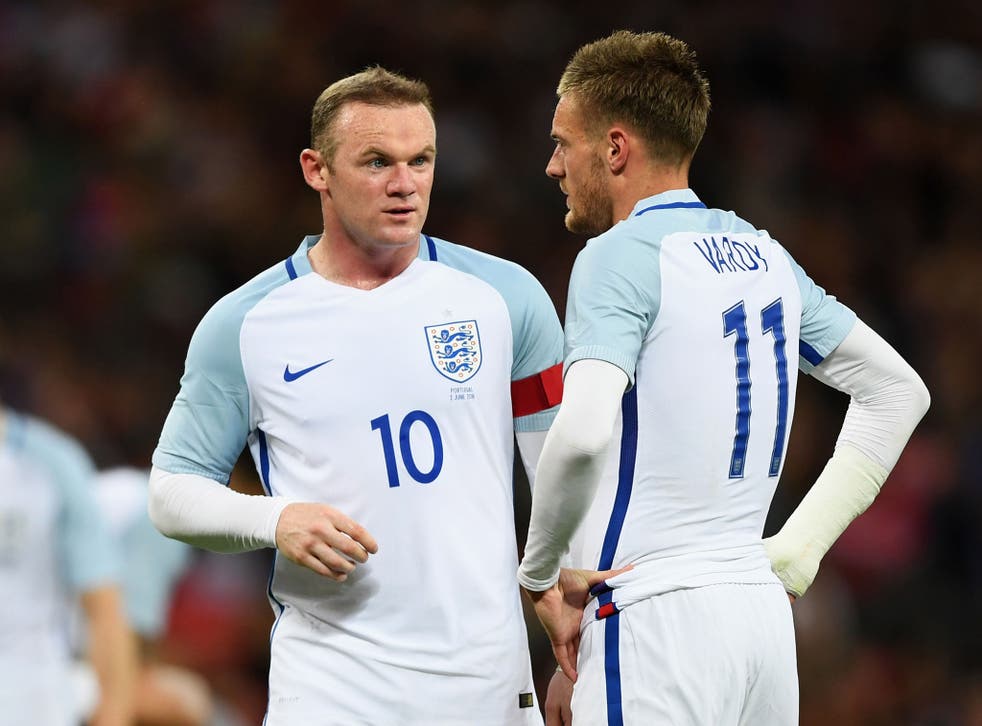 Roy Hodgson has played down any rift between Wayne Rooney and Jamie Vardy