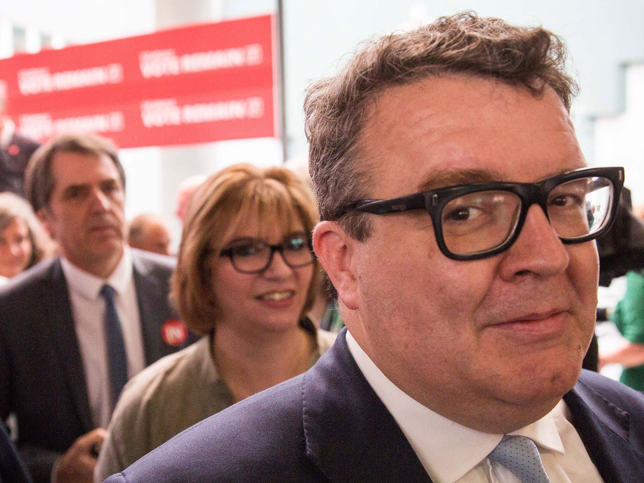 Tom Watson, Deputy Leader of the Labour Party, walks off stage at a Labour In for Britain event at the TUC Congress Hall on June 14, 2016 in London, England.