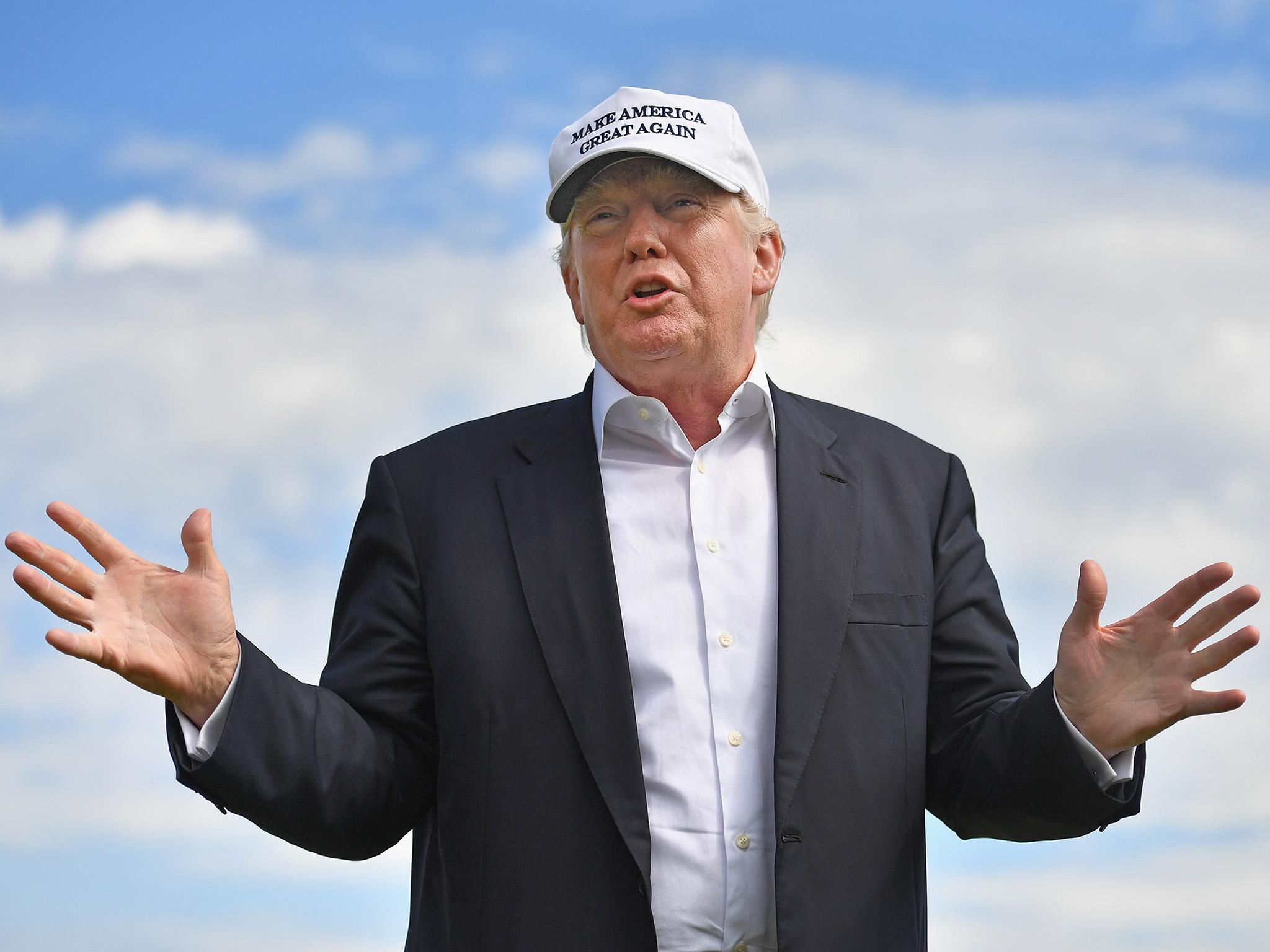 Is Trump praising or insulting Scottish Muslims by 'allowing' them to the US?