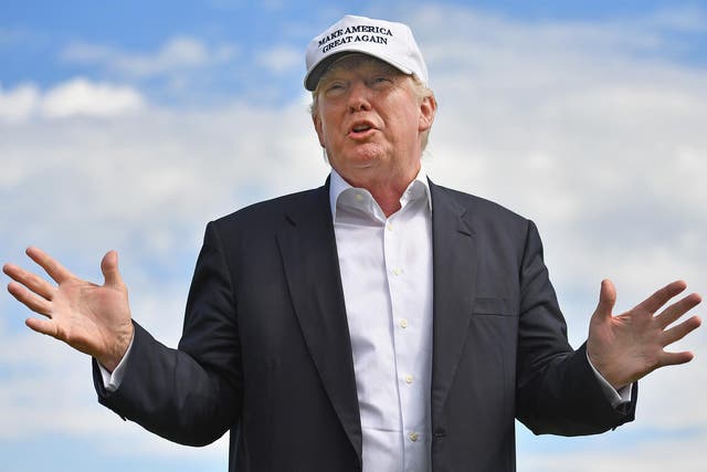 Is Trump praising or insulting Scottish Muslims by 'allowing' them to the US?