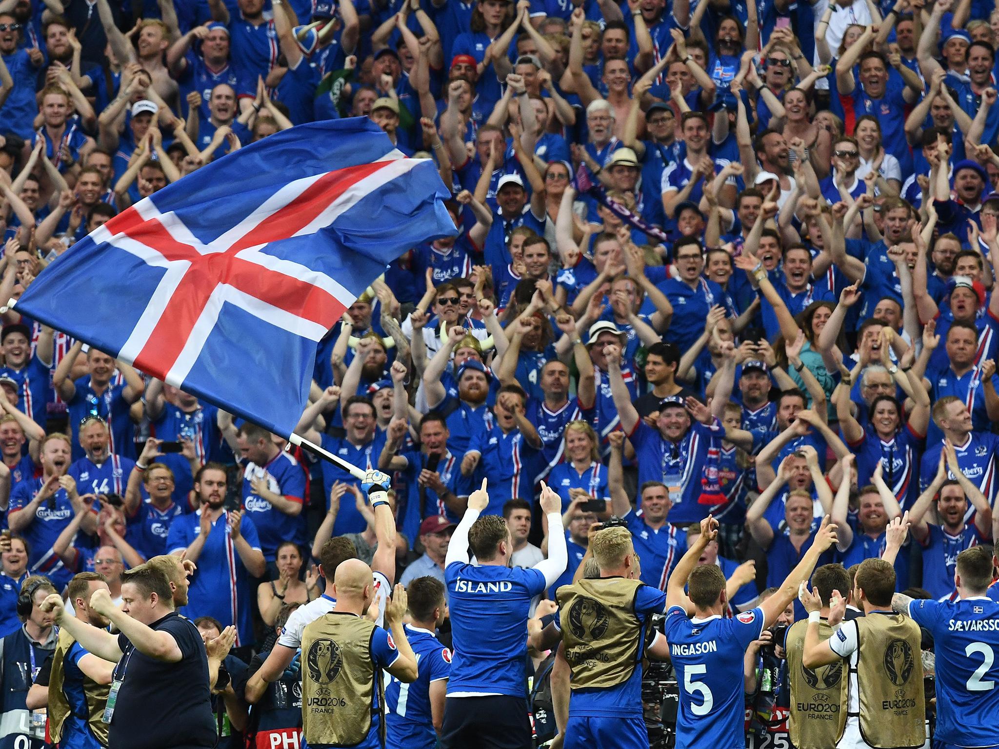 Iceland will play England in Nice on Monday night