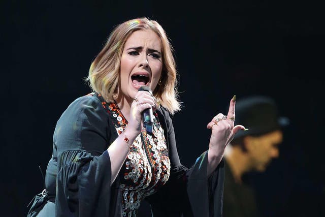 Adele has racked up 623,000 combined sales of 25 so far this year