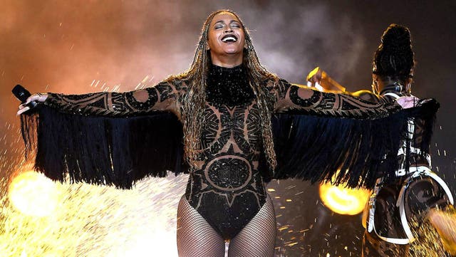 Beyonce performing 'Freedom' at the 2016 BET Awards