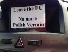 Brexit: Polish Embassy responds after spark in reports of hate crime and racial abuse