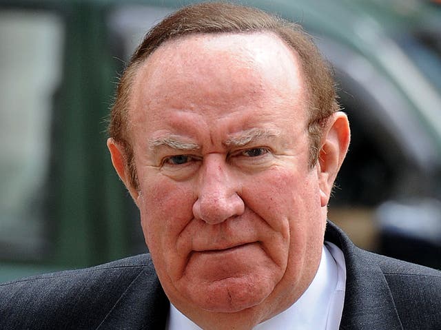 Sunday Politics show presenter Andrew Neil, arrives at the Royal Courts of Justice.