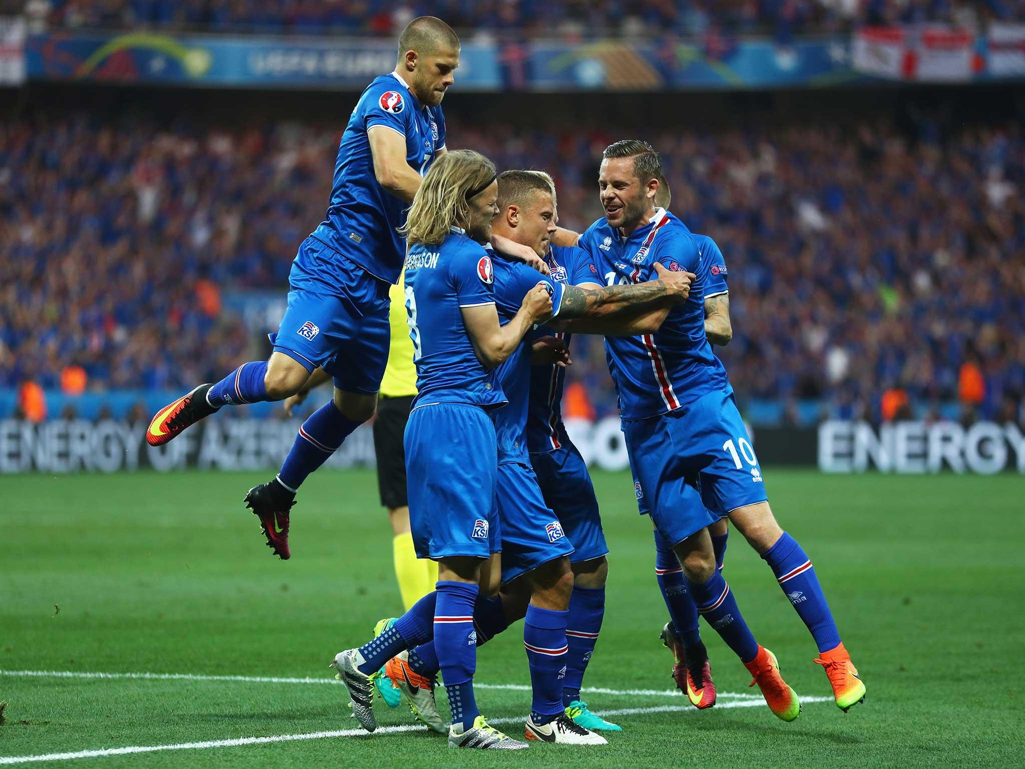 Iceland celebrate going ahead