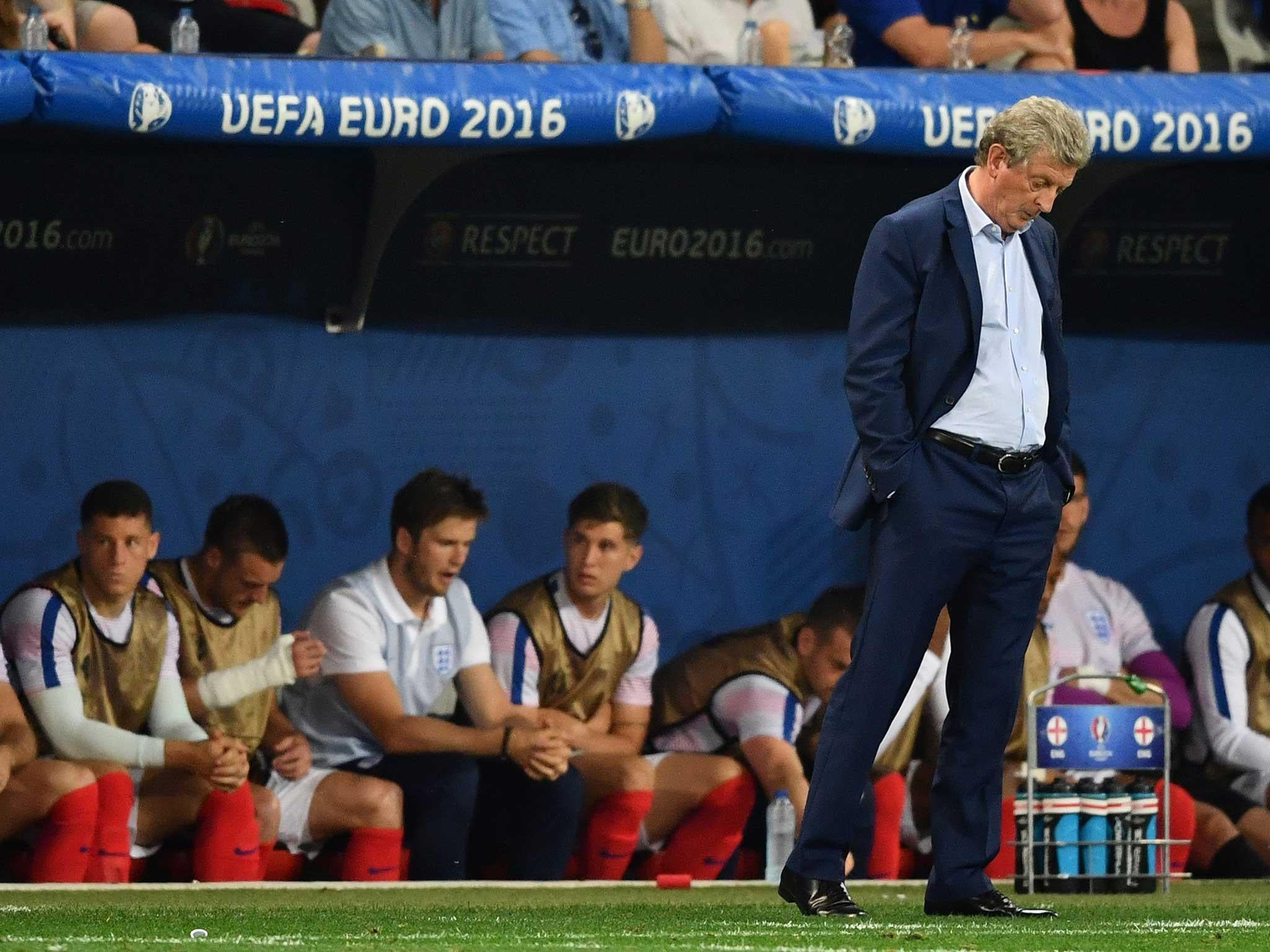 Roy Hodgson was helpless to prevent England's early exit