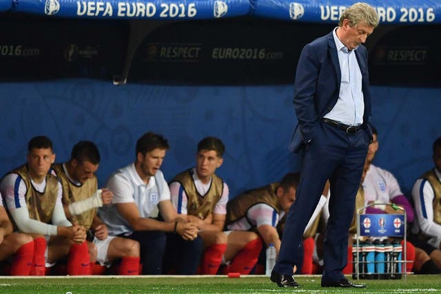 Roy Hodgson was helpless to prevent England's early exit