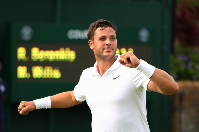 Marcus Willis will face Roger Federer next