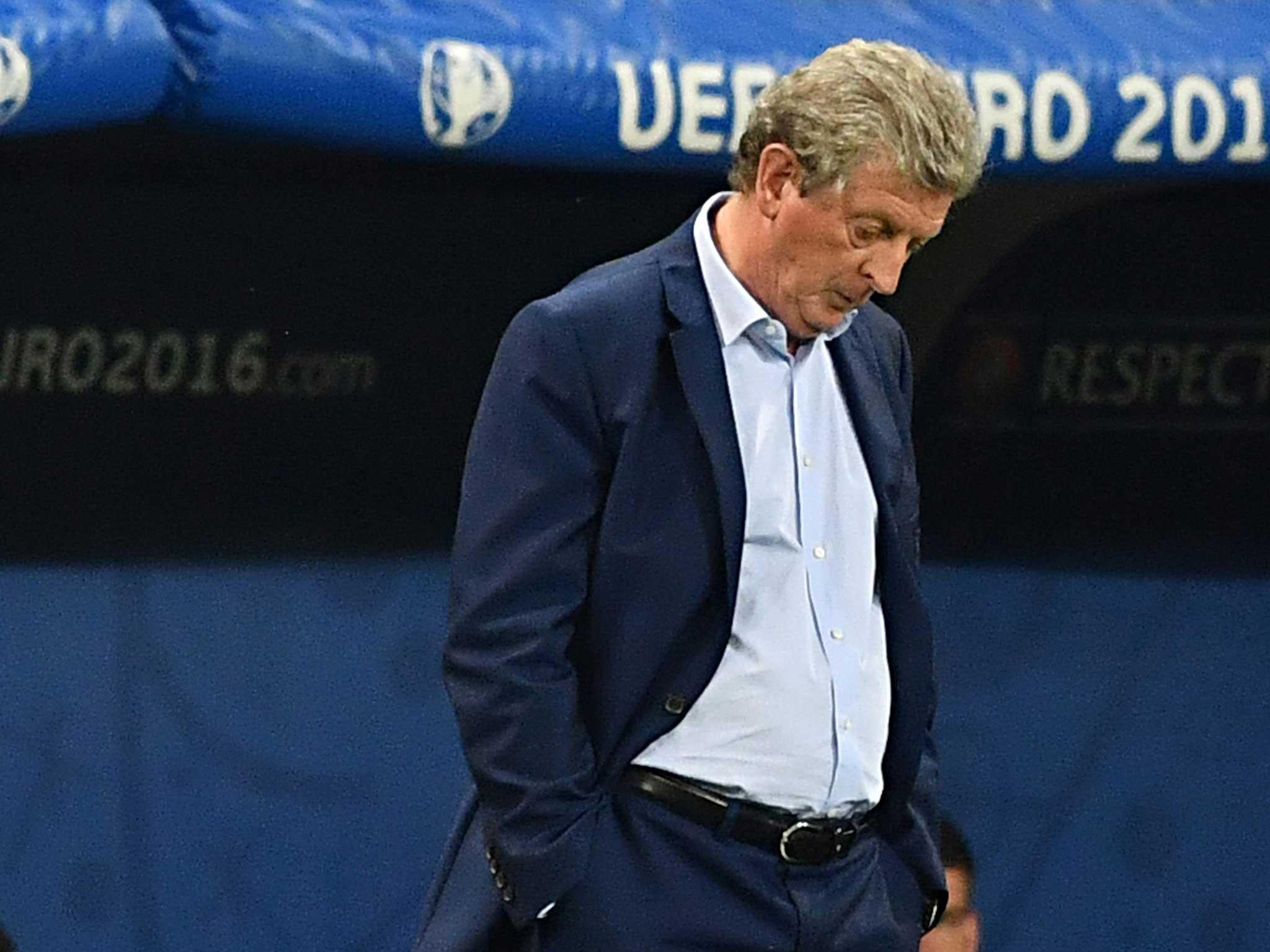 Roy Hodgson announced his departure straight after the match