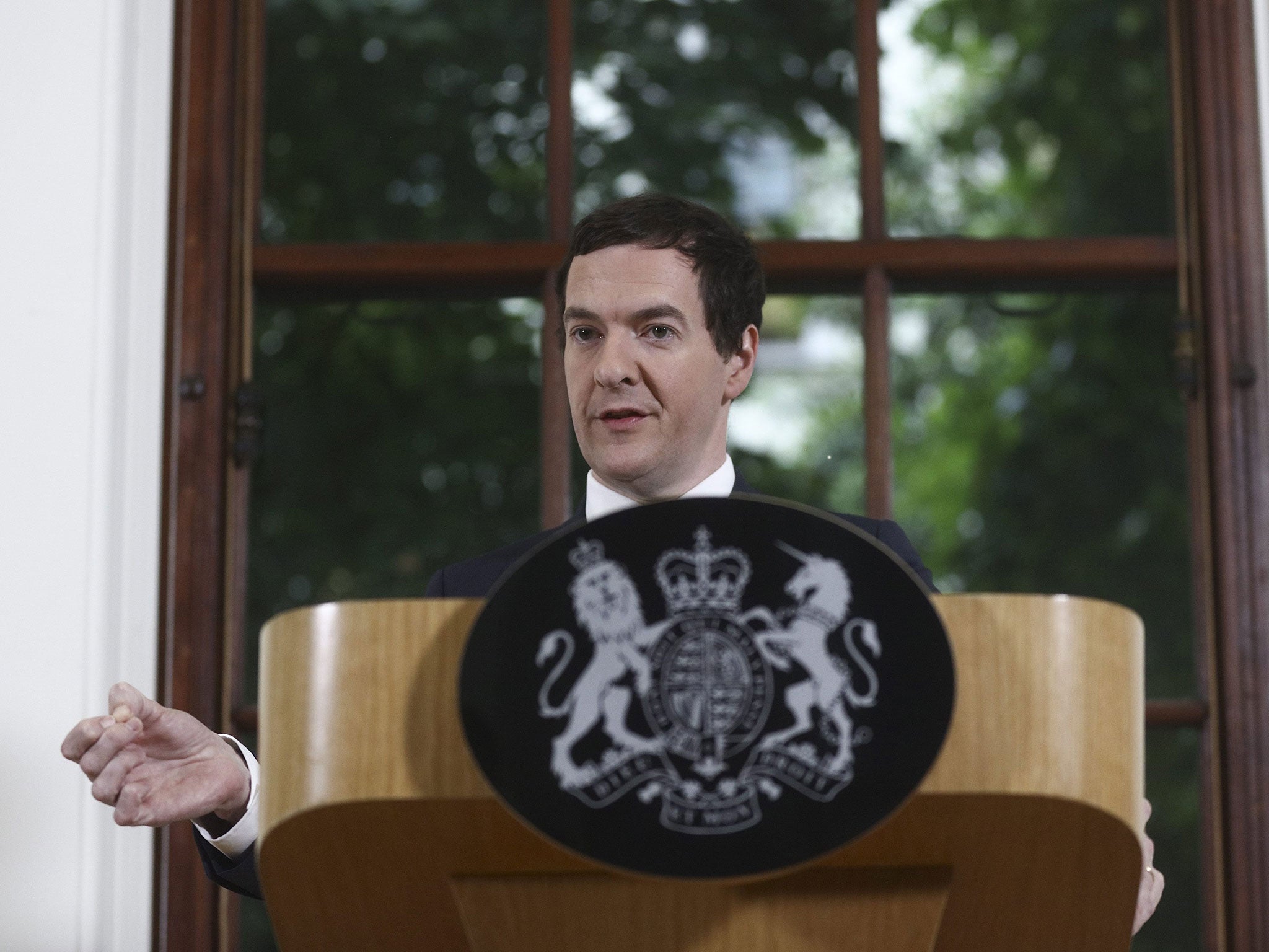 Osborne has abandoned his commitment to achieve a Budget surplus by 2020