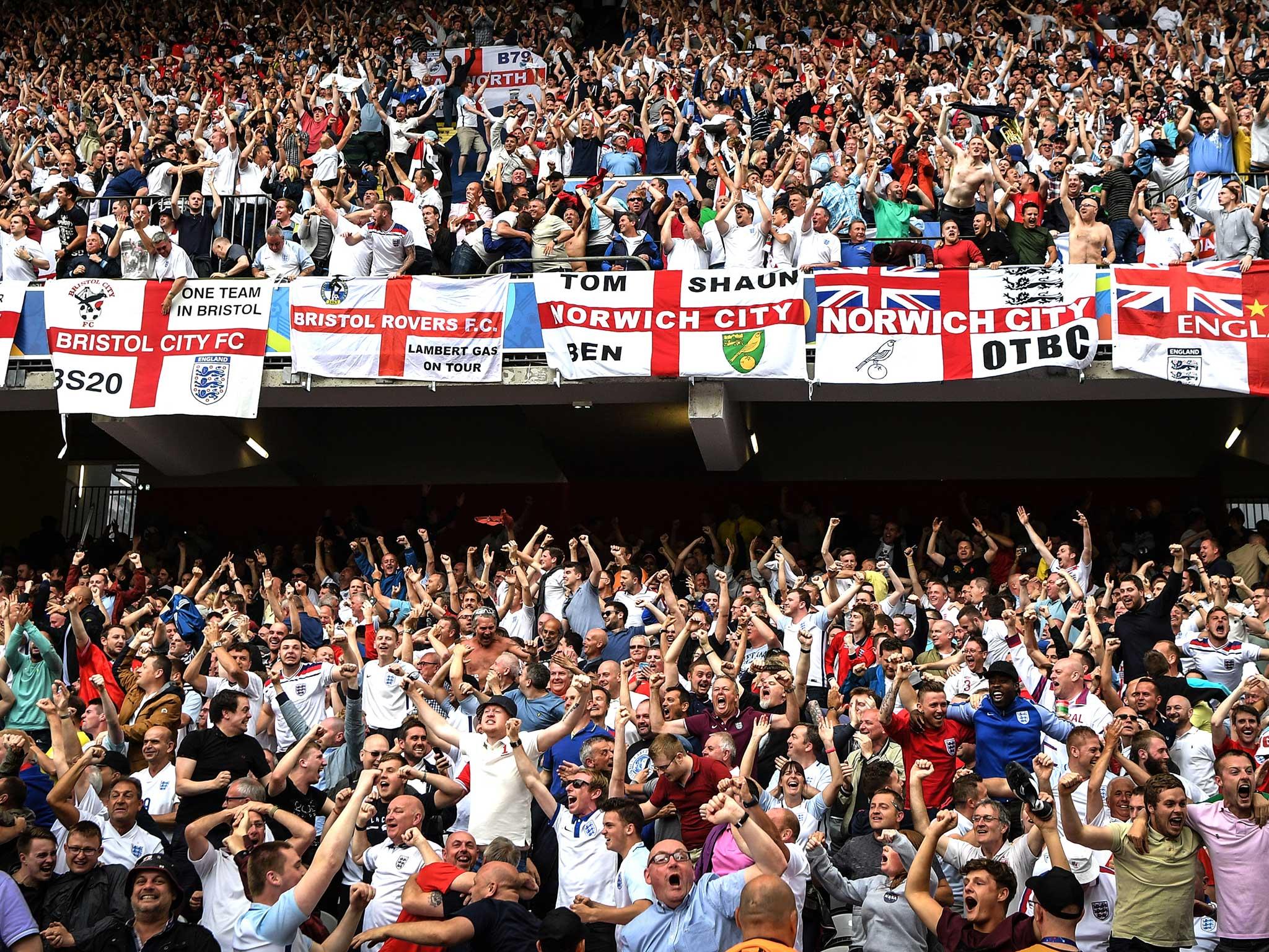 England supporters have gone to France in great numbers