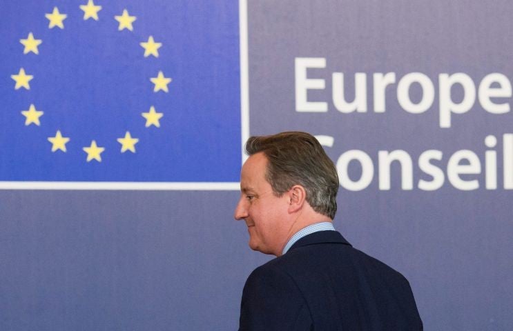 Leaving the stage: Mr Cameron says it is likely that this is his final attendance at the European Council