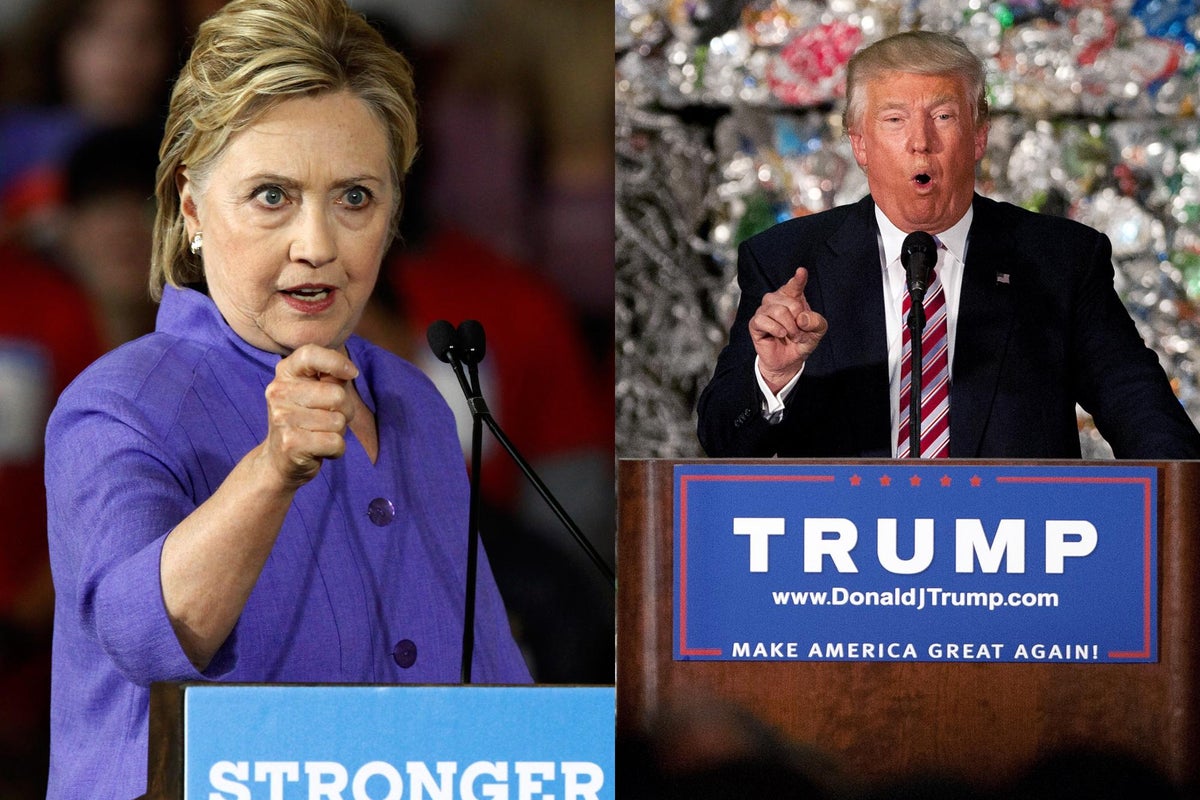 Donald Trump and Hillary Clinton are virtually tied in the latest poll ...