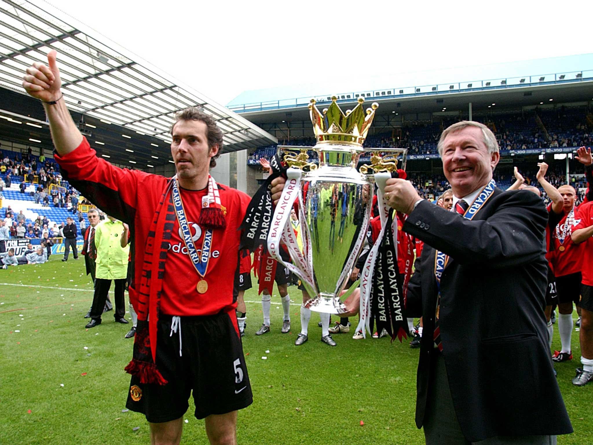 The Frenchman won the Premier League under Sir Alex Ferguson in 2003