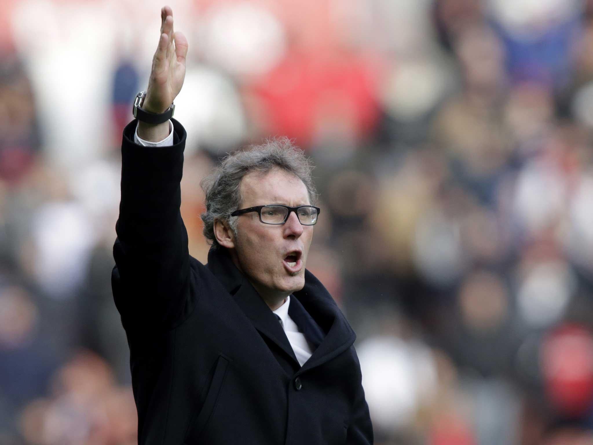 Laurent Blanc won three Ligue 1 titles at Paris Saint-Germain