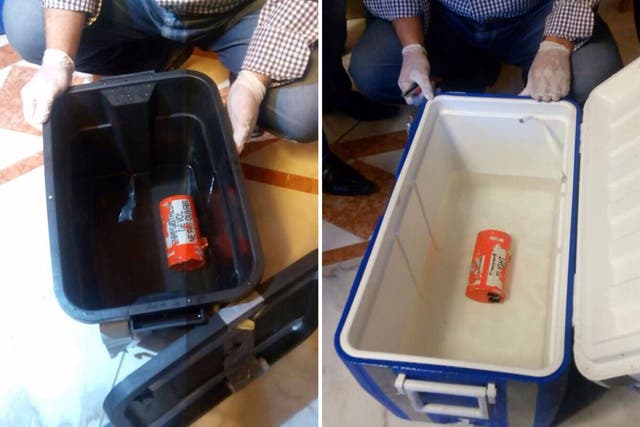 The two black boxes from the Egyptair plane that crashed in the Mediterranean Sea