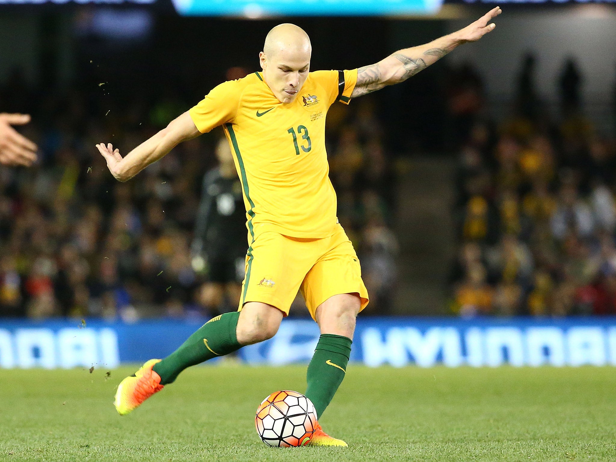 Australia international Aaron Mooy has joined Manchester City from Melbourne City