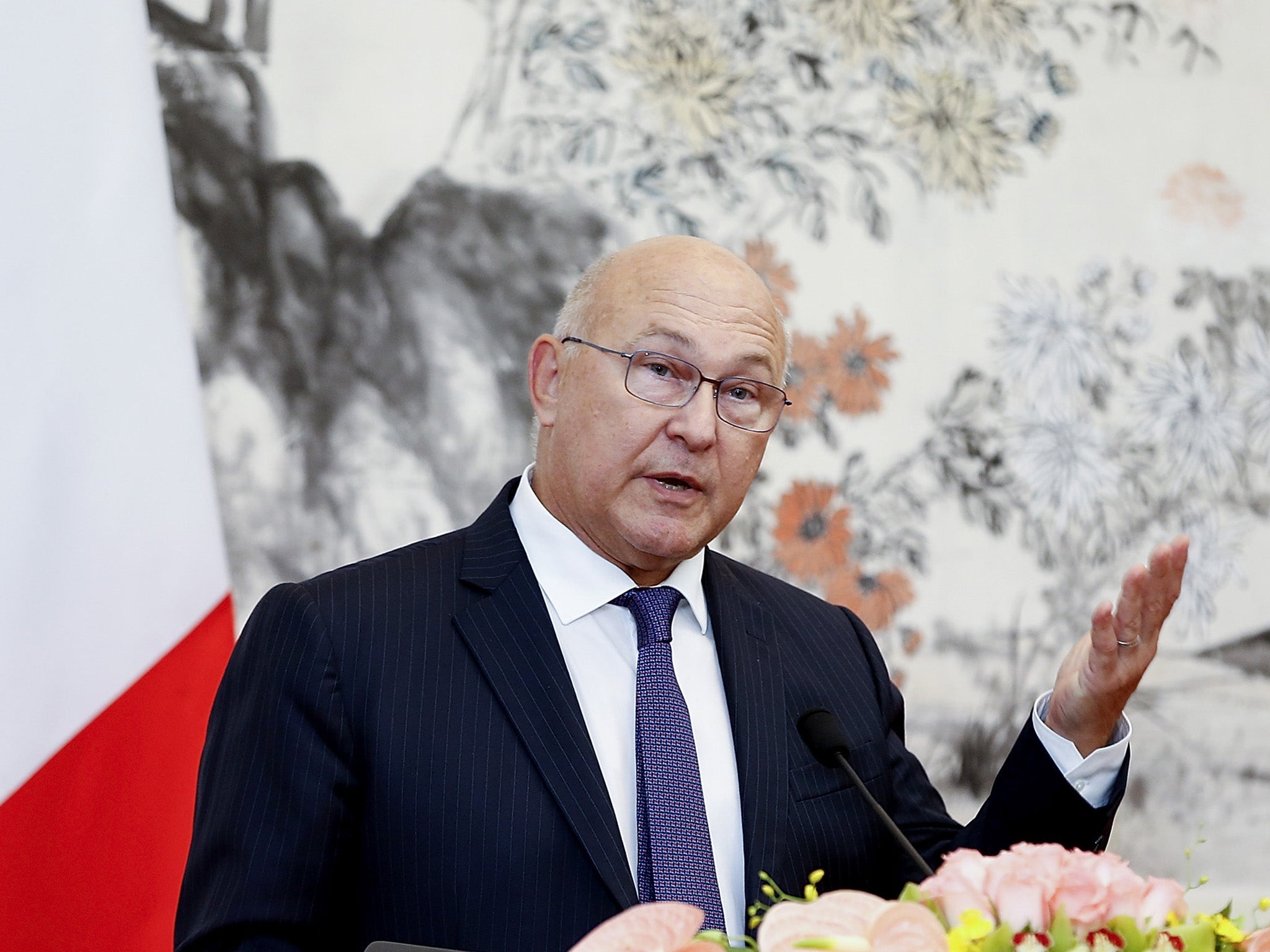 Michel Sapin is one of Socialist president Mr Hollande’s closest allies