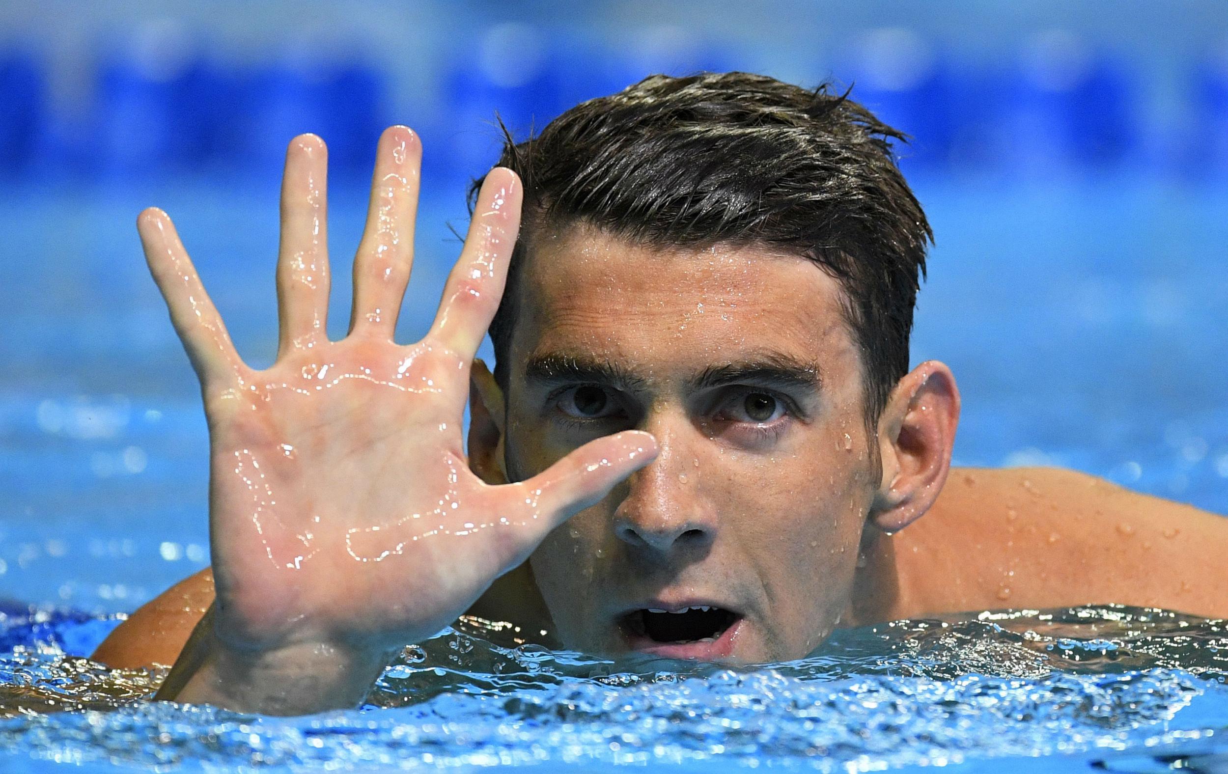 Phelps secured his spot with a win at trials in Nebraska