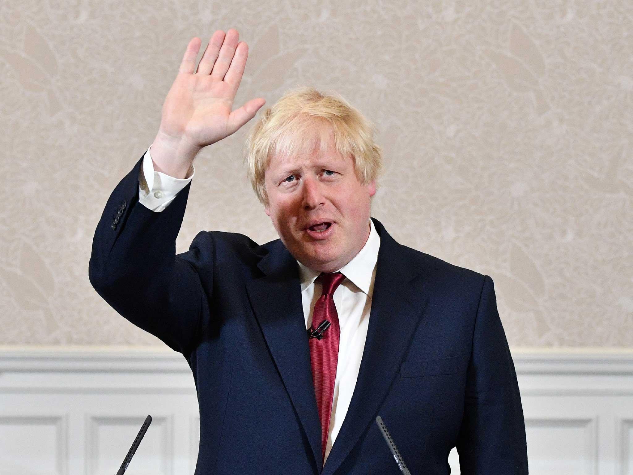 Boris waves goodbye to his leadership ambitions