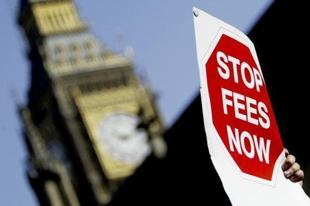 Protesters gathered at Parliament Square this week to oppose the new Higher Education Bill, which allows universities to increase fees