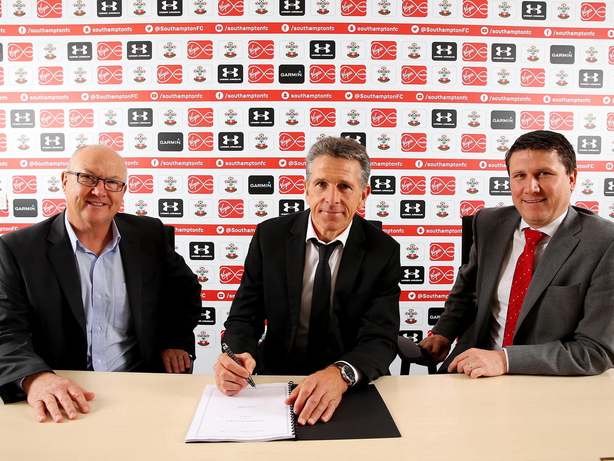 Claude Puel has been named Southampton manager on a three-year deal