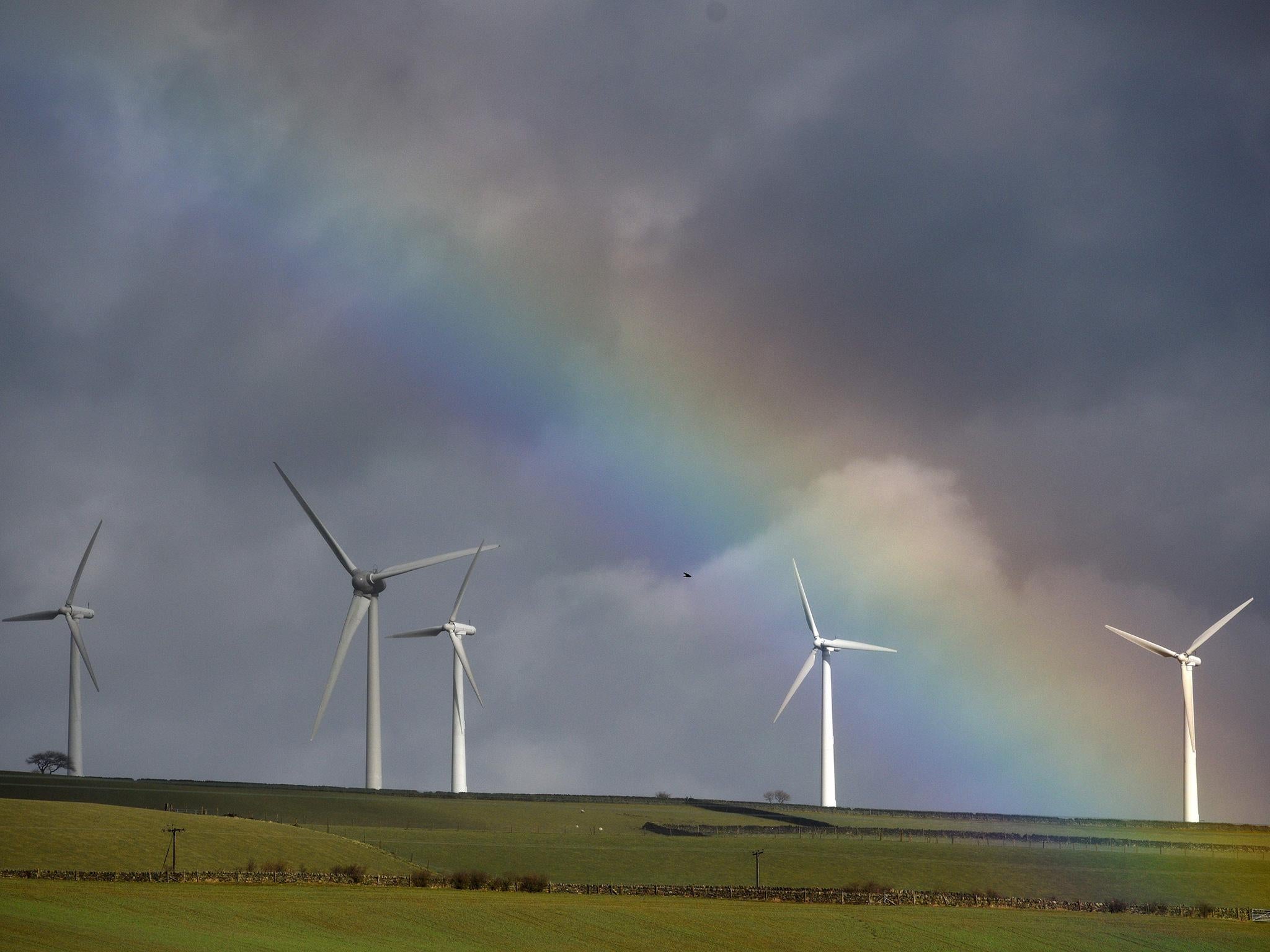 Windfarms do not appear to be putting off tourists