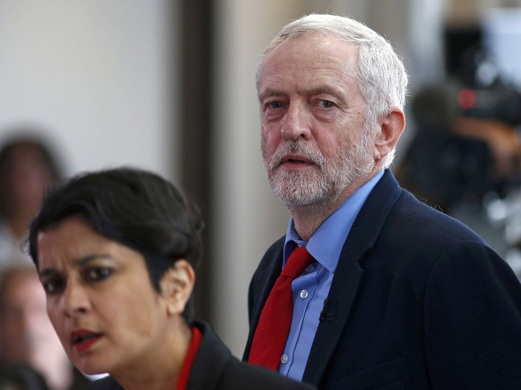 The leader of Britain's opposition Labour party, Jeremy Corbyn, listens during an event into antisemitism within the Labour party, in London, Britain June 30, 2016
