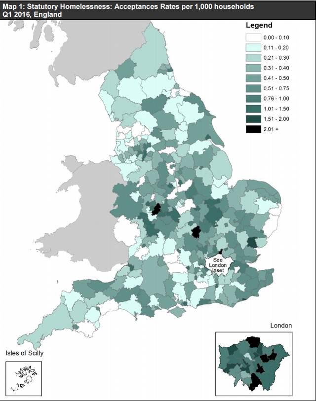 Homelessness in England rises 54% since 2010 | The Independent | The ...