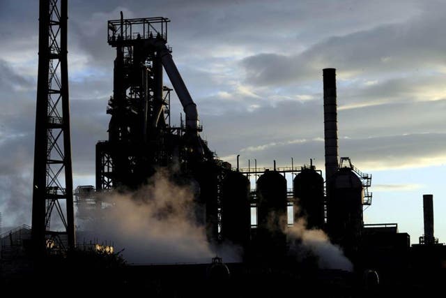The Tata Steel plant in Port Talbot which may face closure if a buyer cannot be found