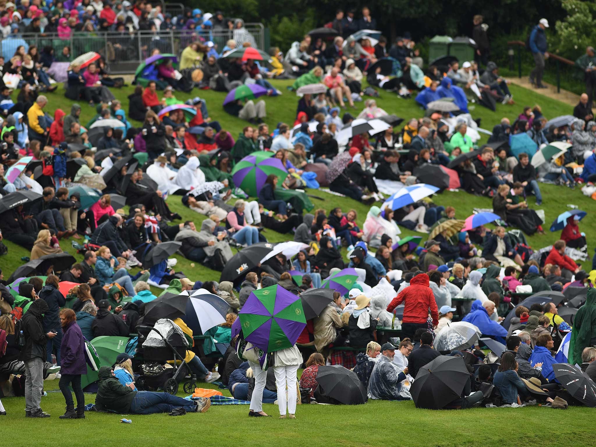 The wet weather has wreaked havoc on the first week of Wimbledon