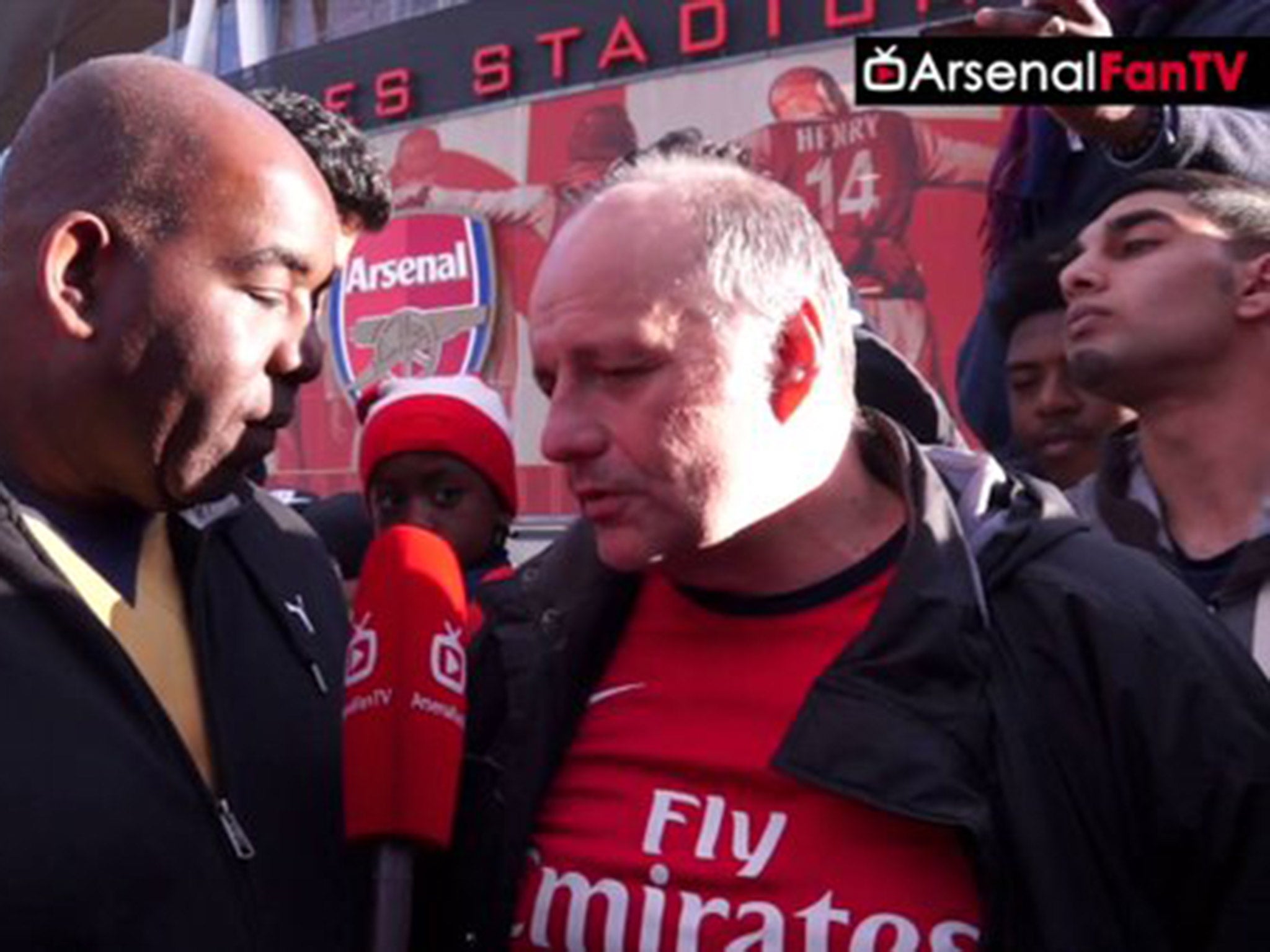 Arsenal fan Claude (right) has been missing since 11:30am on Thursday morning