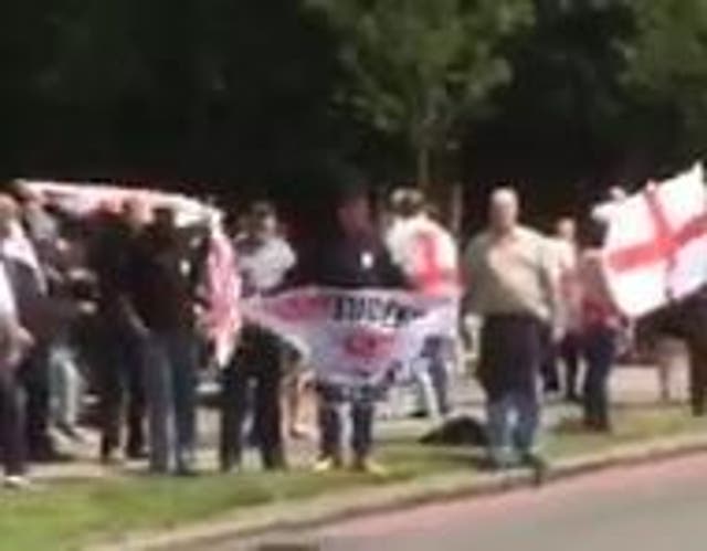 Anti-Islam protest in Birmingham