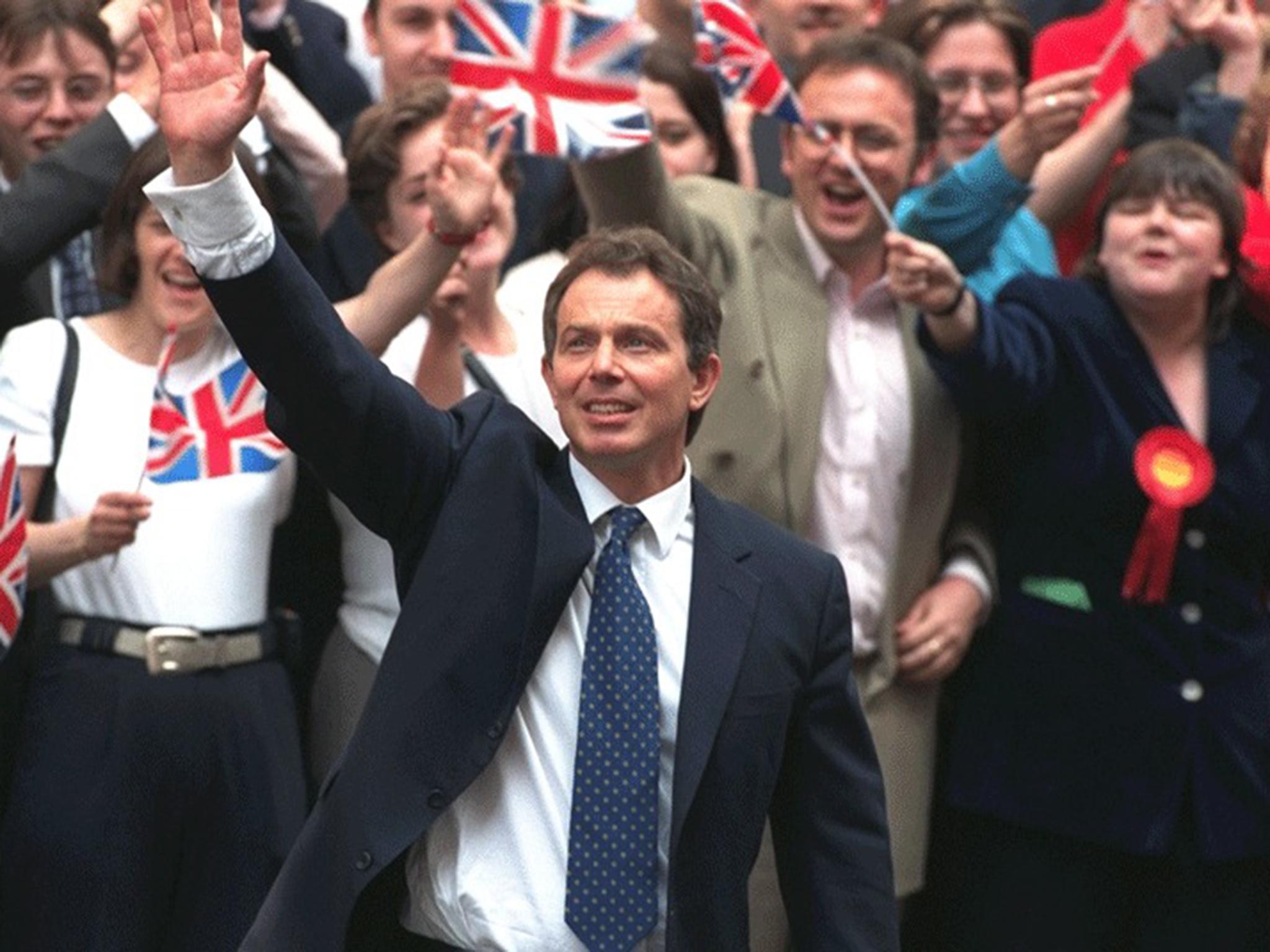 1 May marks the anniversary of New Labour's landslide victory in the 1997 election