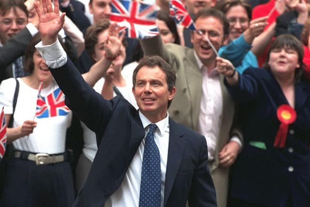 1 May marks the anniversary of New Labour's landslide victory in the 1997 election