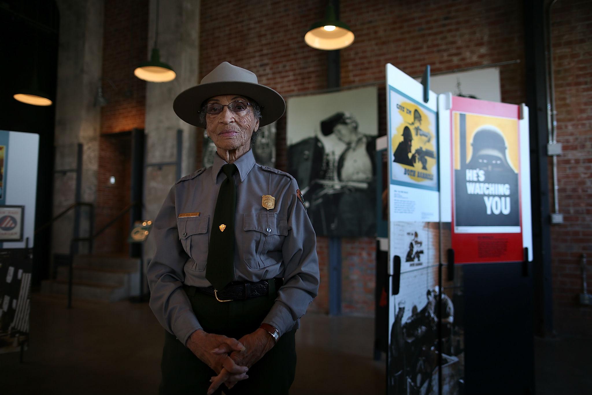 Betty Reid Soskin works as a ranger and tour guide at the Rosie the Riveter WWII Home Front National Historical Park in Richmond, California