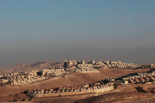The West Bank Jewish settlement of Maale Adumim