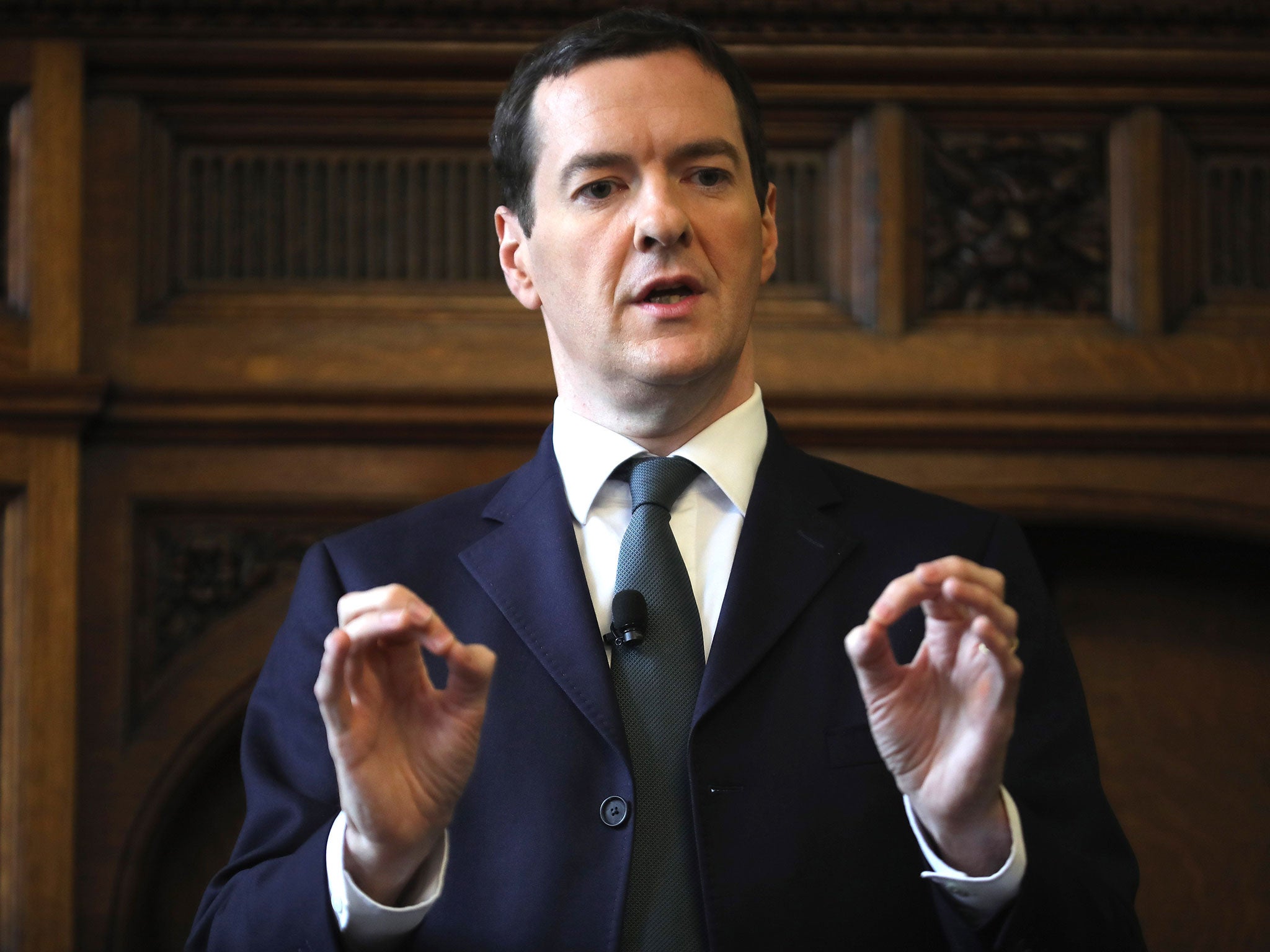George Osborne says the Treasury would "stand in concert with the Bank" to support more stimulus
