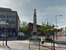 Woman arrested after person pictured 'urinating' on war memorial