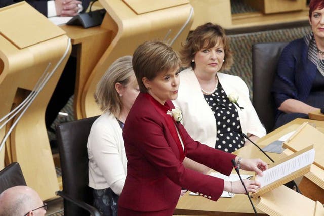 Nicola Sturgeon said she would listen to suggestions on how the Scottish Government could provide further reassurance to EU citizens in Scotland