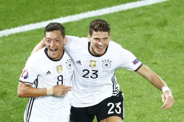 Ozil puts Germany ahead