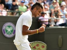 Wimbledon 2016: Nick Kyrgios sees off Feliciano Lopez to set-up Andy Murray tie as Jo-Wilfried Tsonga battles through