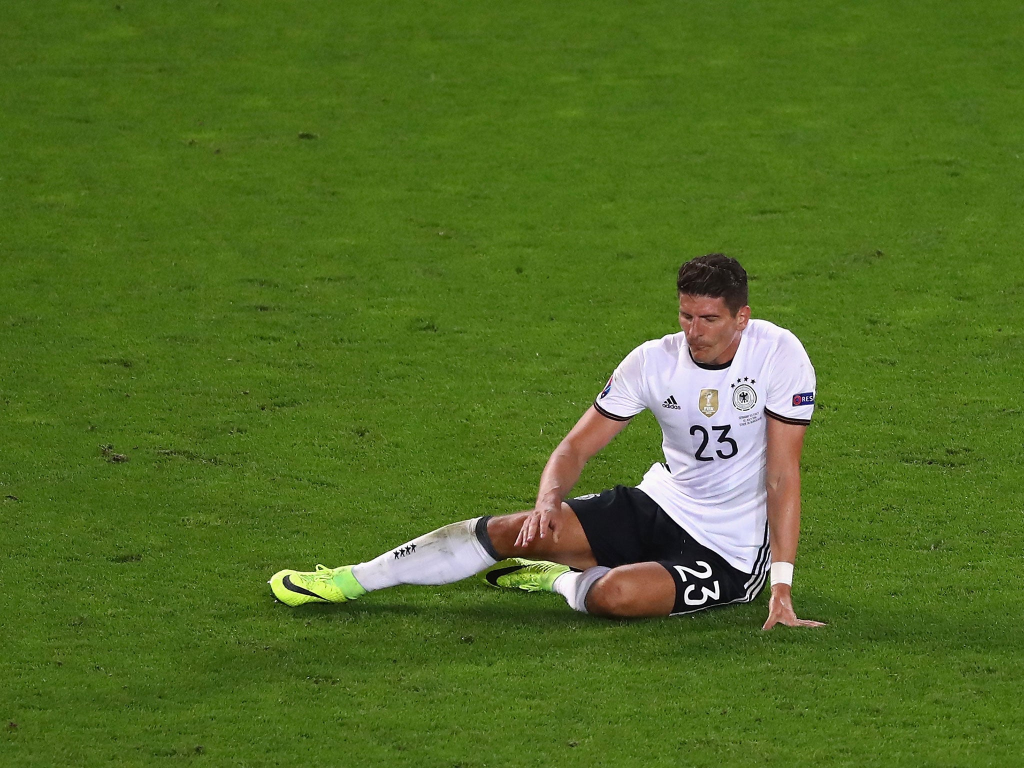 Mario Gomez looks to be out of Euro 2016