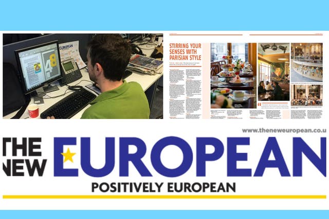 The New European will be the UK's first serious pop up newspaper