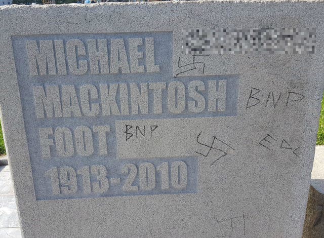 The memorial to Michael Foot in his home town of Plymouth was unveiled July last year