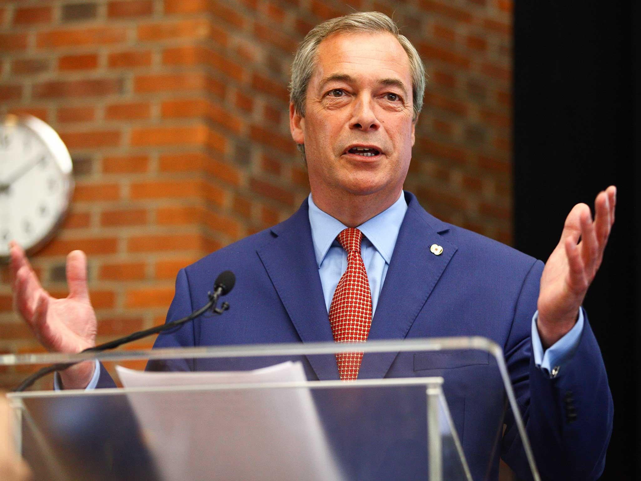 Nigel Farage steps down as a leader of Ukip